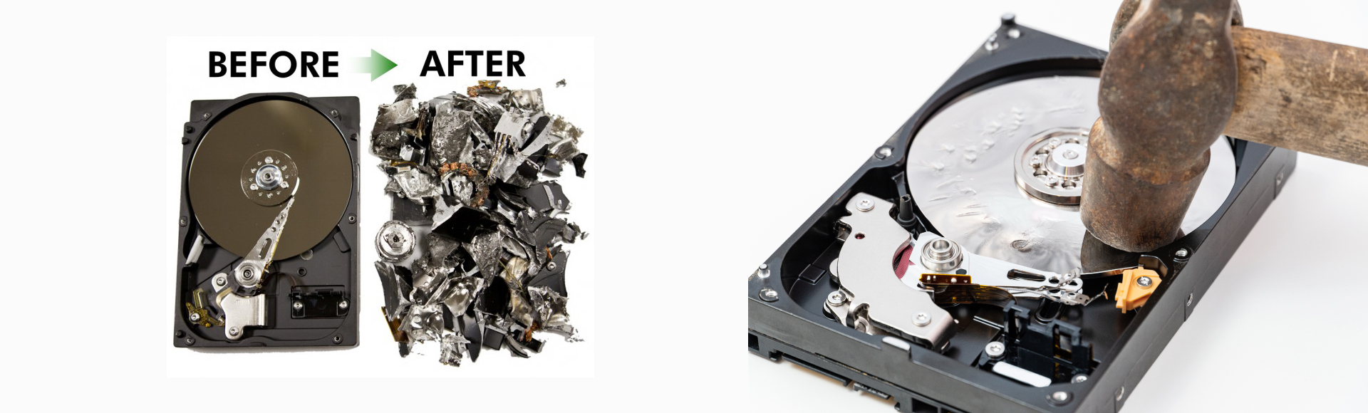 destroy a hard disk