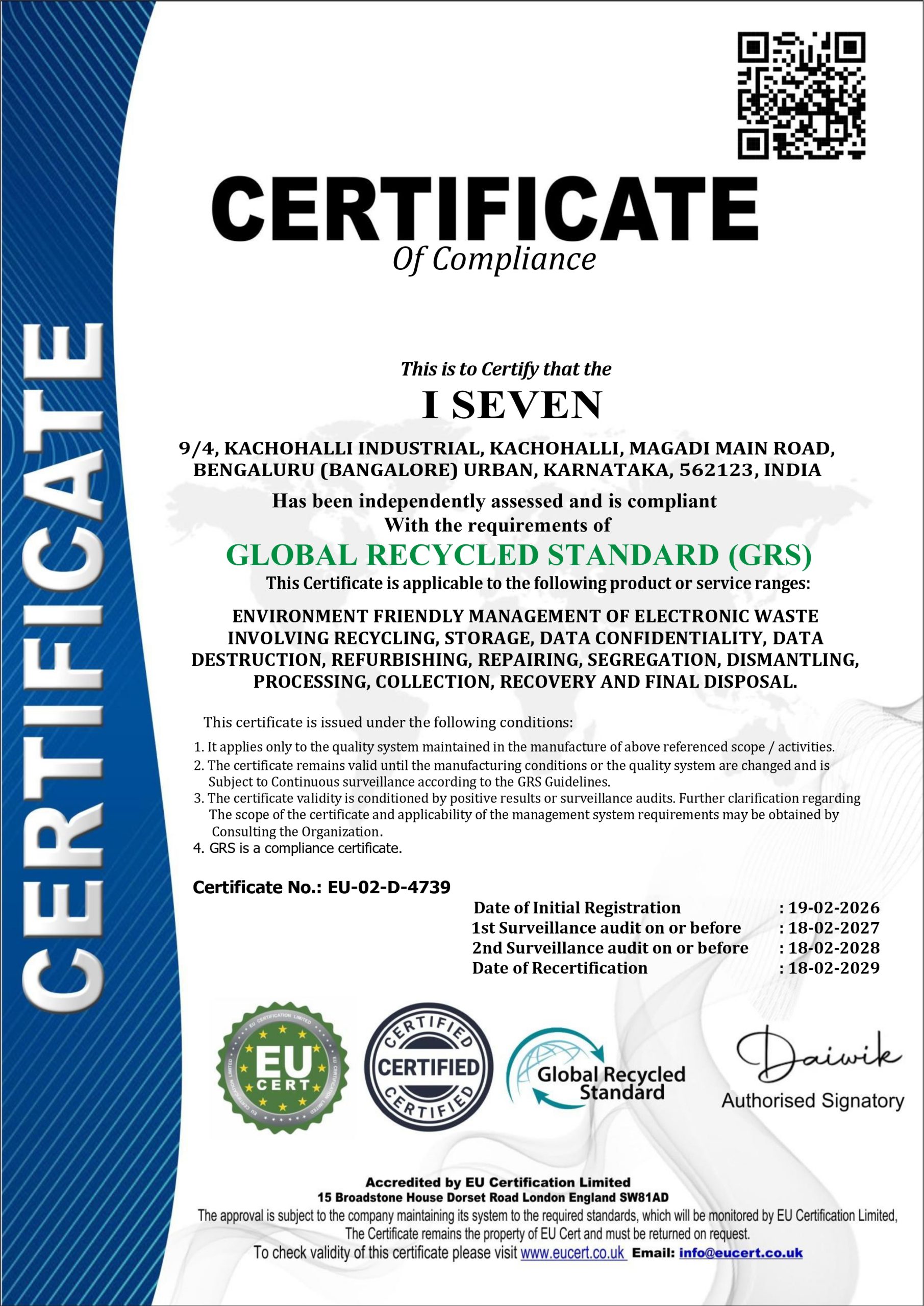 Global Recycled Standard
